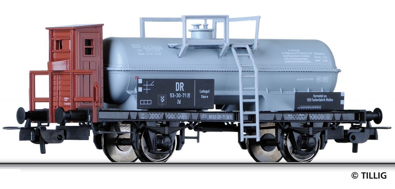 76563 | Säurekesselwagen DR -werksseitig ausverkauft-