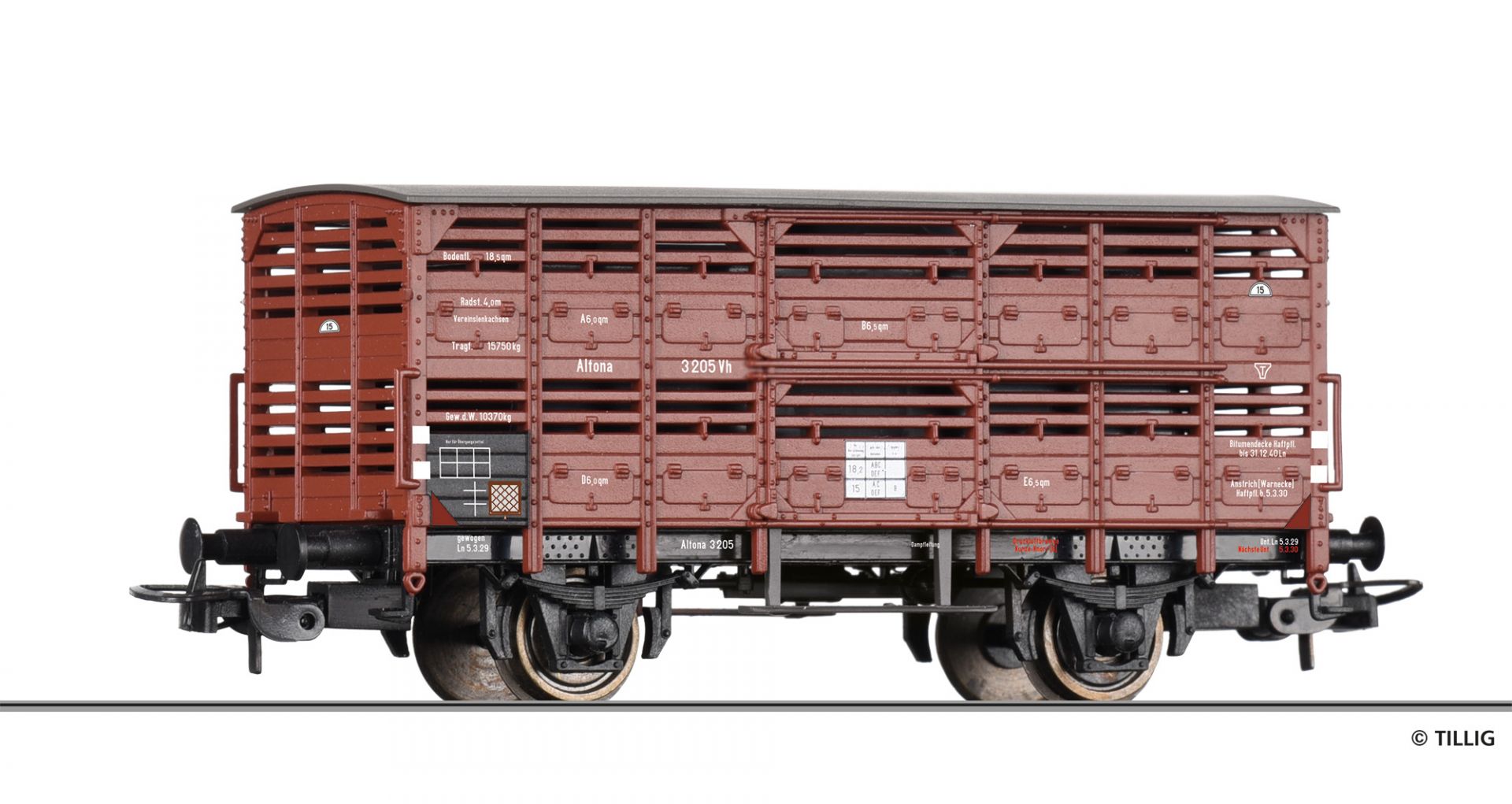 77079 | Shed car for transport of animals V Altona of the DRG