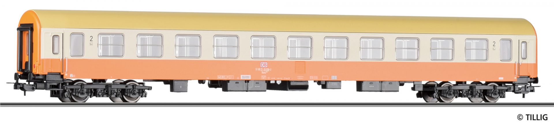 75016 | 2nd class passenger coach of the DB AG
