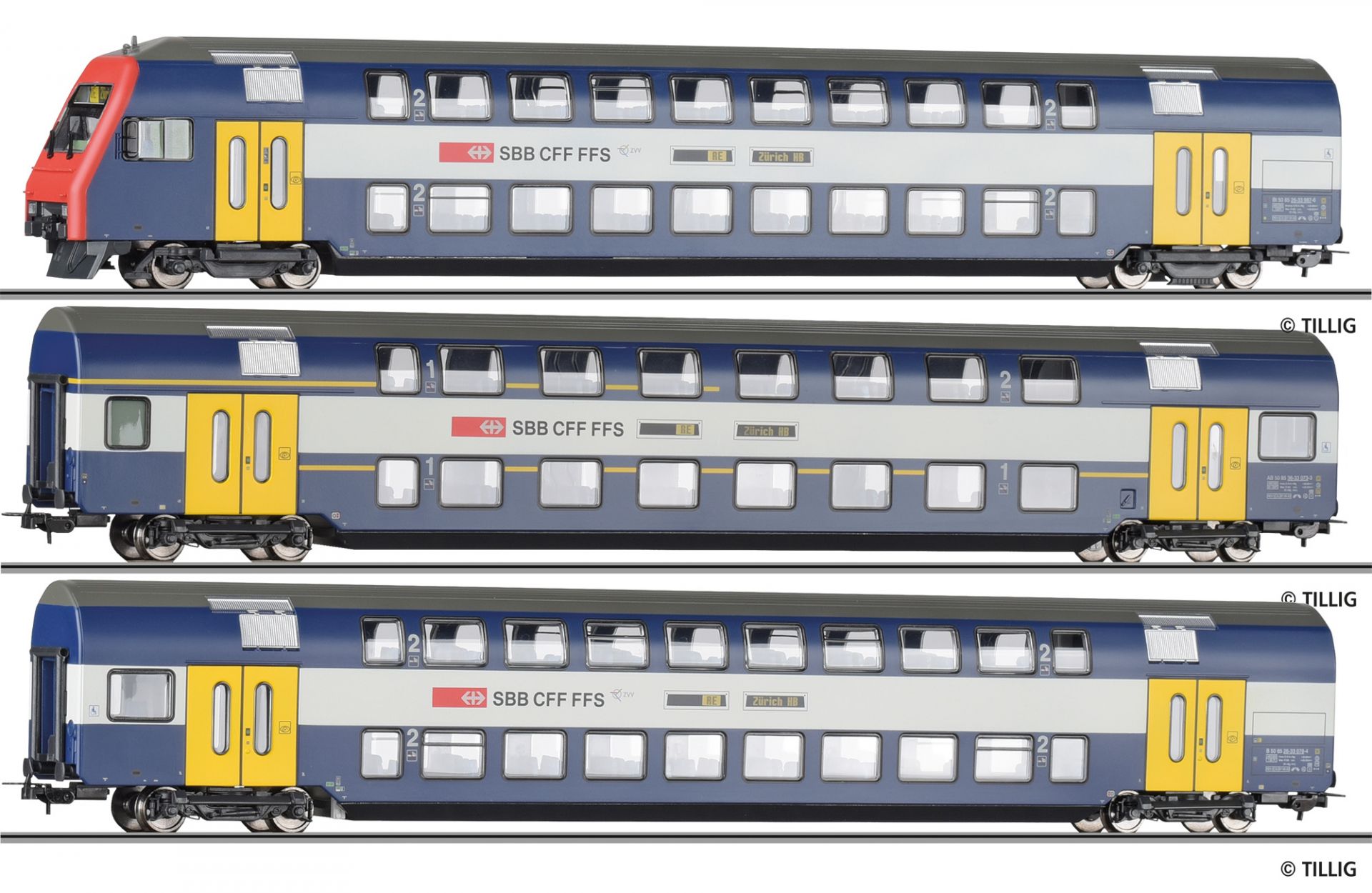 70065 | Doppelstockwagenset SBB
