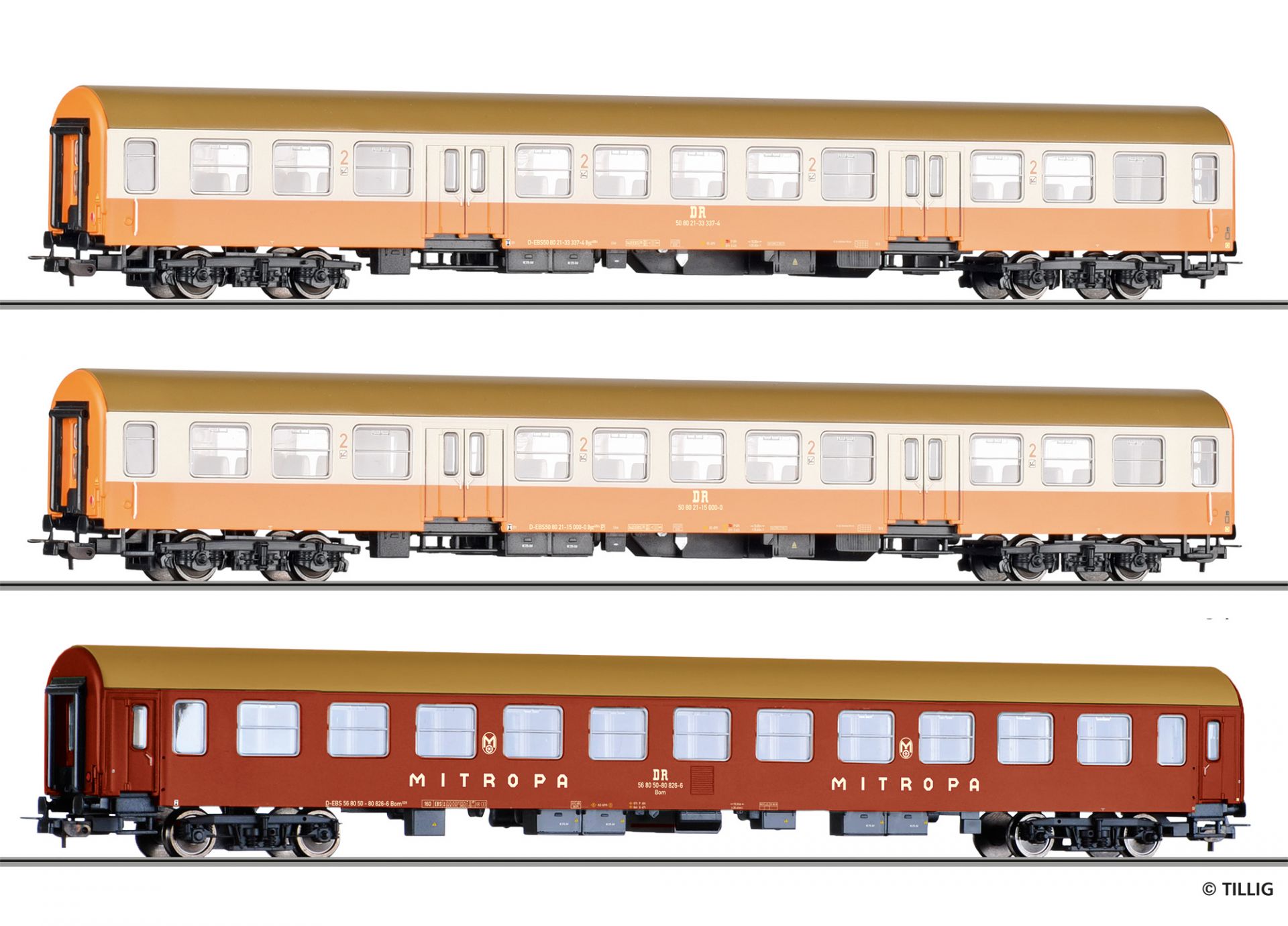 70062 | Passenger coach set “Museums-Städteexpress Erfurter Bahnservice GmbH” part 2