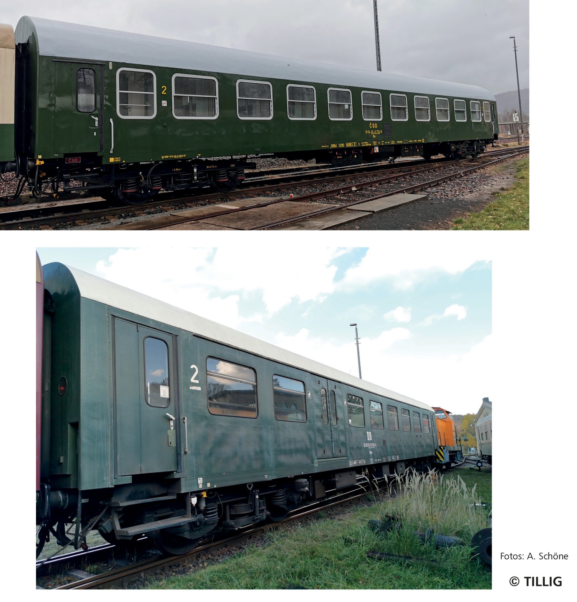 70080 | Passenger coach set “Museumszug der OSEF” part 2