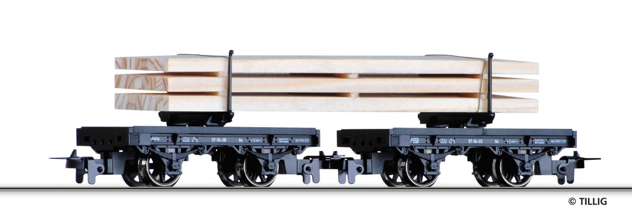 05918 | Pair of bolster wagons DR -sold out-