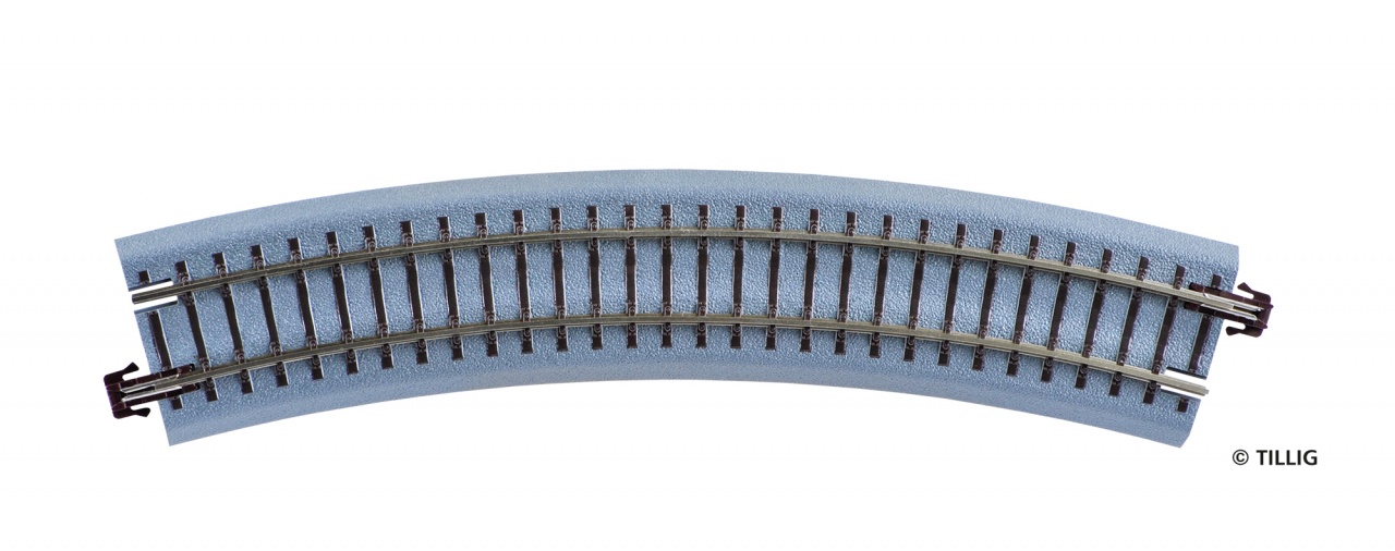 83719 | Bedding track brown Curved track R11