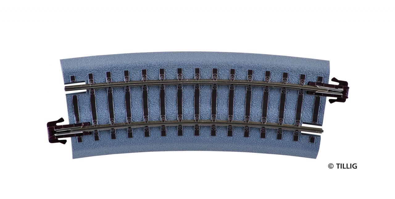 83720 | Bedding track brown Curved track R12