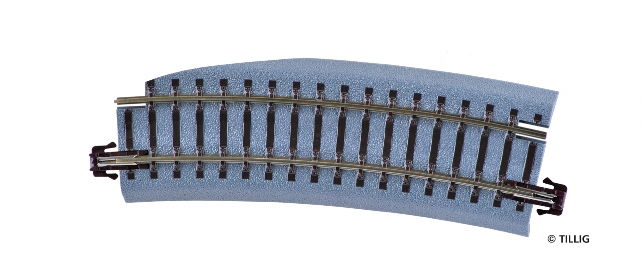 83729 | Bettungsgleis braun Gleisstück R22