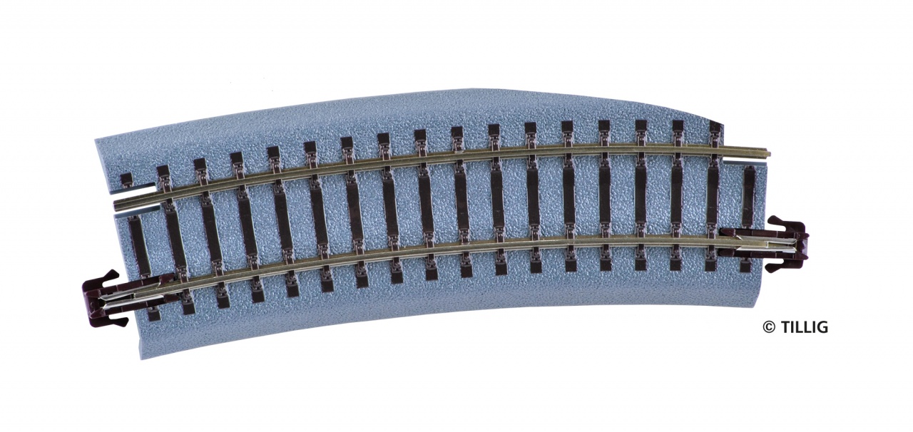 83730 | Bettungsgleis braun  Gleisstück R22