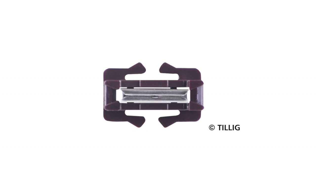 83953 | Bettungsgleis braun Schienenverbinder