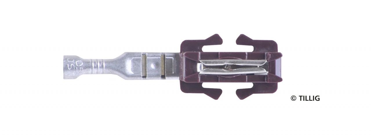83954 | Bettungsgleis braun Schienenverbinder Anschluss