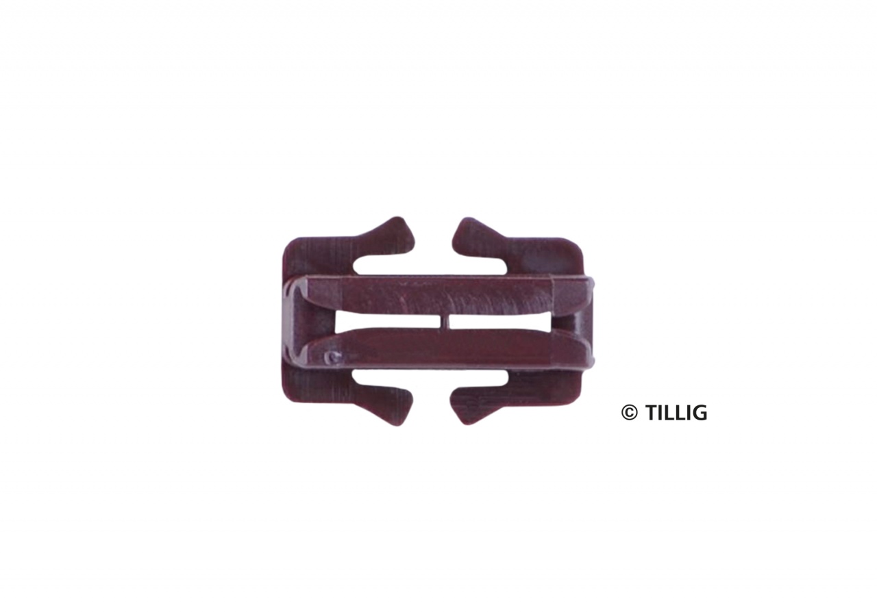 83955 | Bettungsgleis braun Isolierschienenverbinder