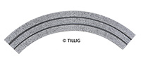 87761 | Gebogenes Gleis Pflastersteine