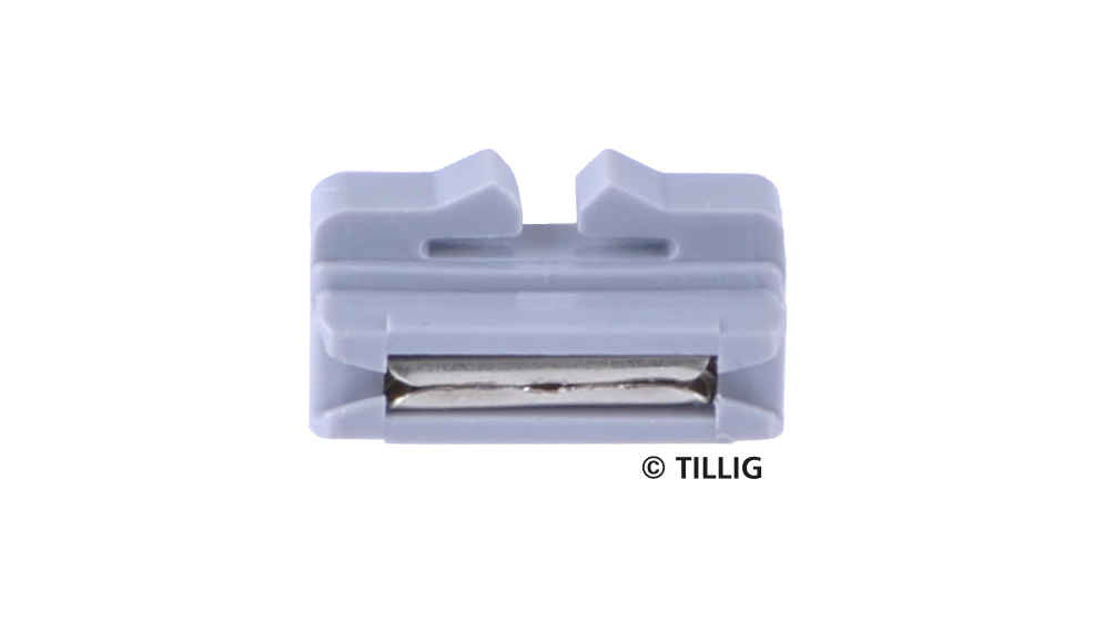 396942 | Bettungsgleis grau halbe Schienenverbinder