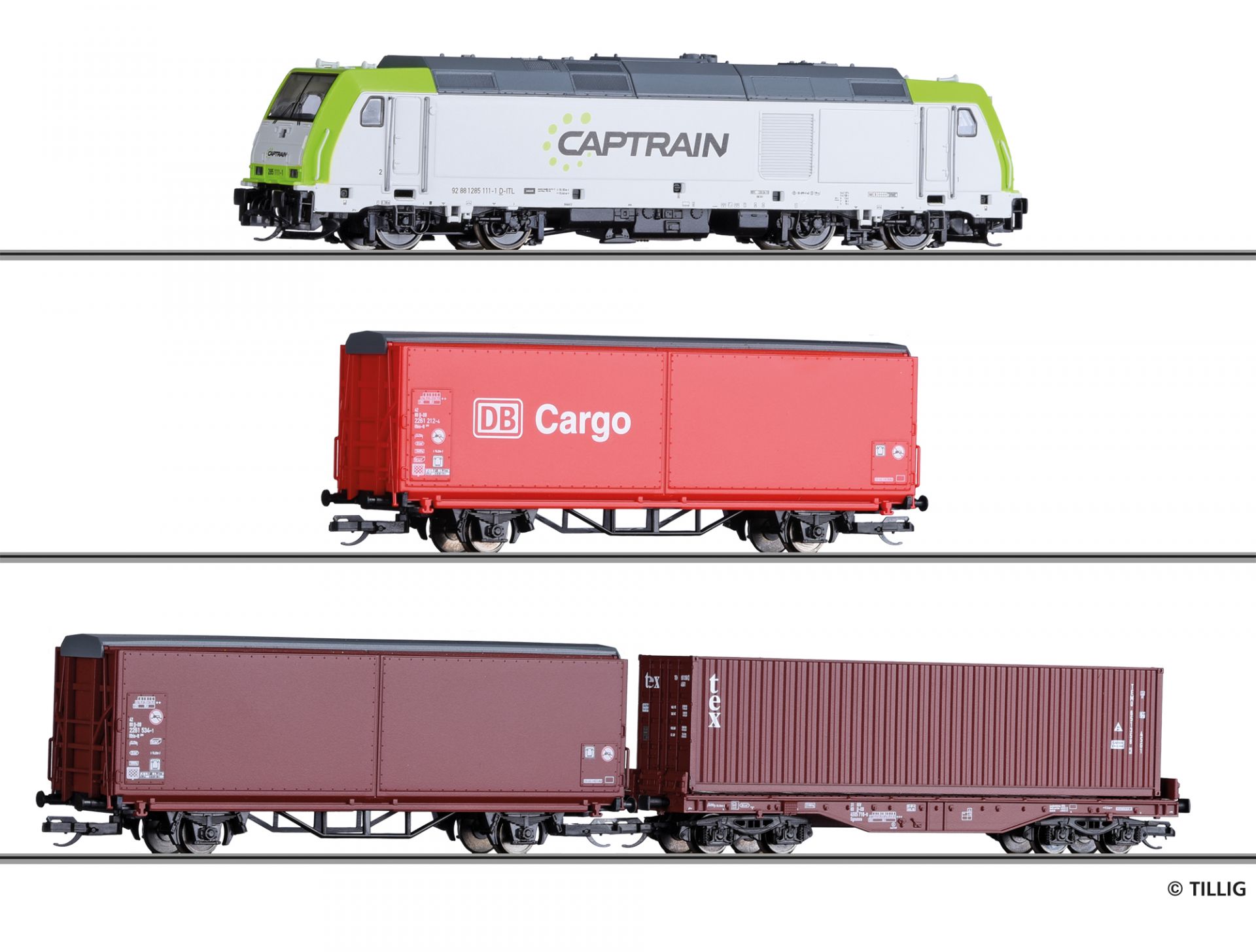 01448 | Freight car set DB AG