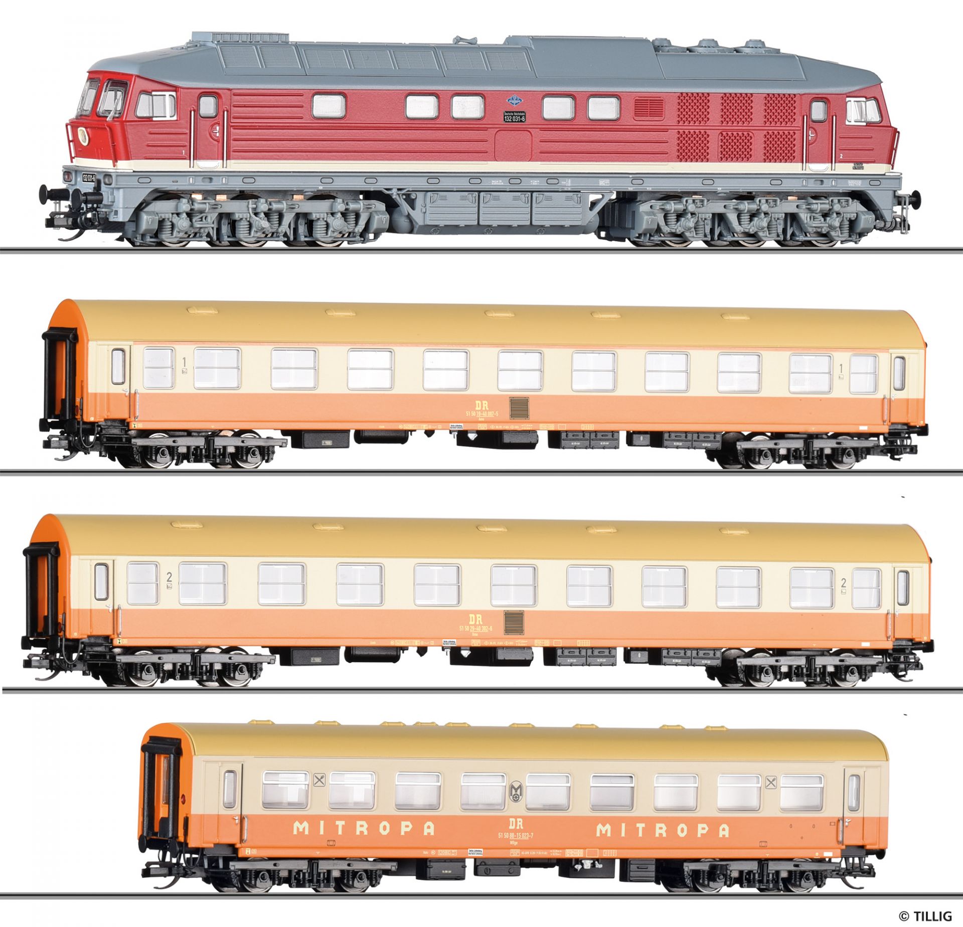 01214 | Premium-Einsteiger-Set: Reisezug „Städteexpress“der DR