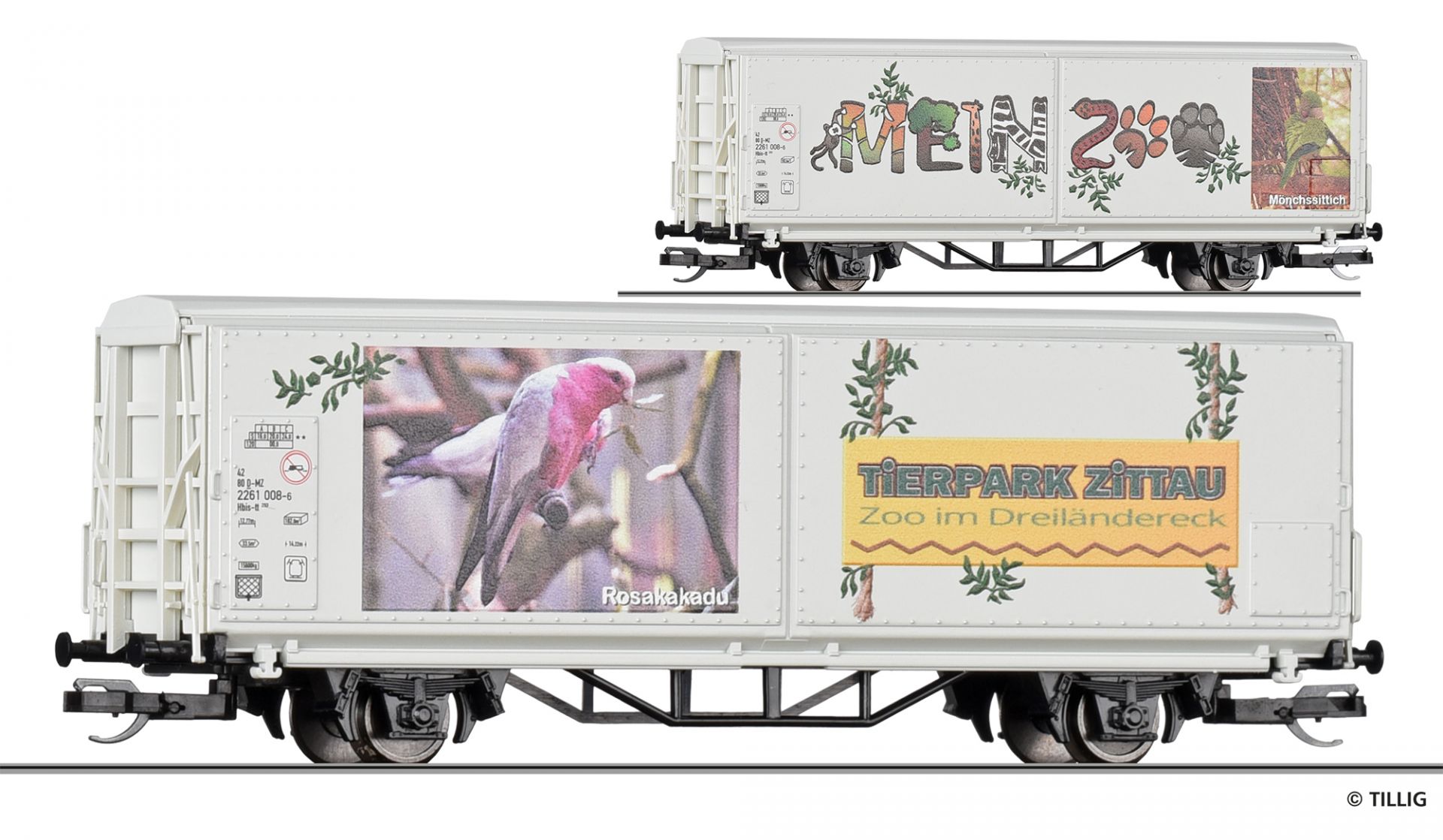 14856 | START-Sliding wall box car “Mein Zoo”