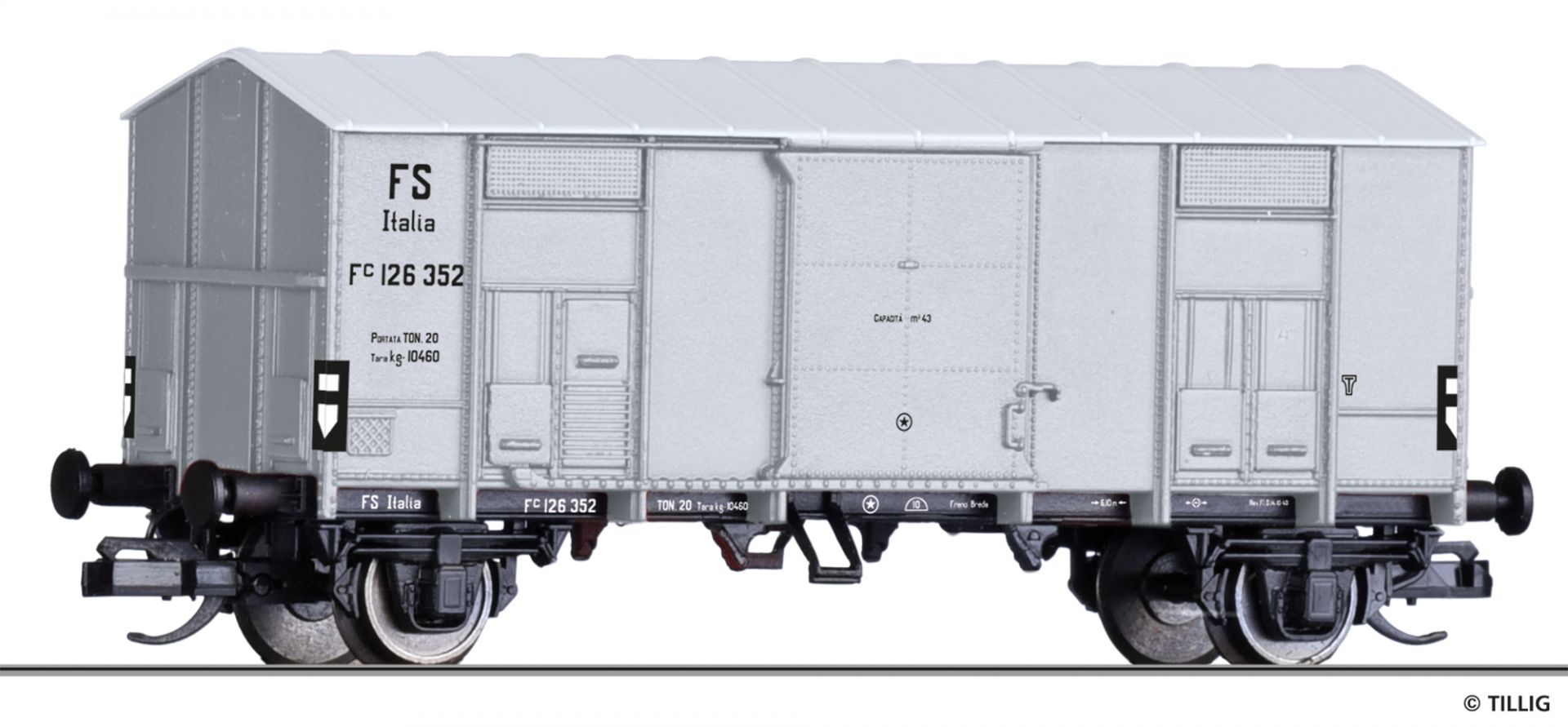 14885 | Gedeckter Güterwagen FS