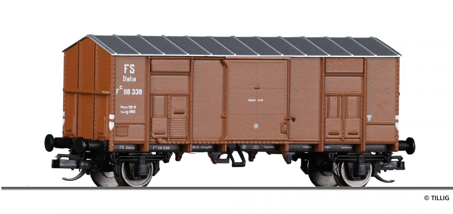 14890 | Gedeckter Güterwagen FS