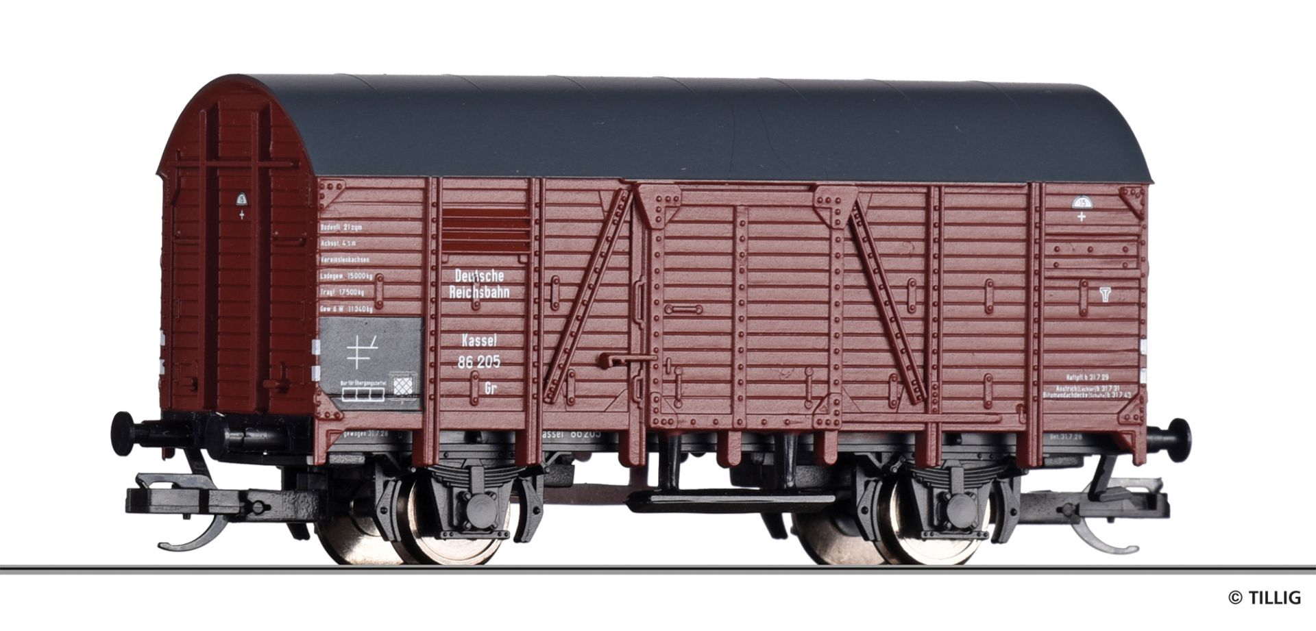 17121 | Gedeckter Güterwagen DRG