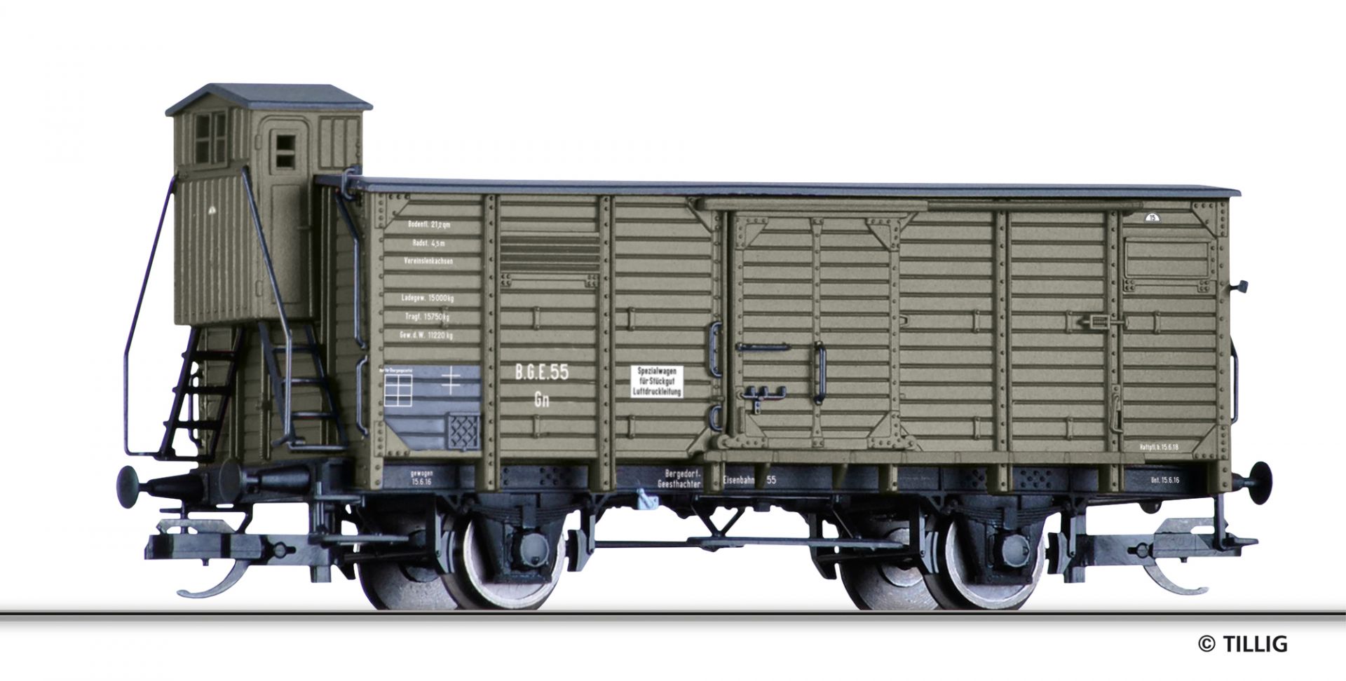17931 | Gedeckter Güterwagen Bergedorf-Geesthachter Eisenbahn 