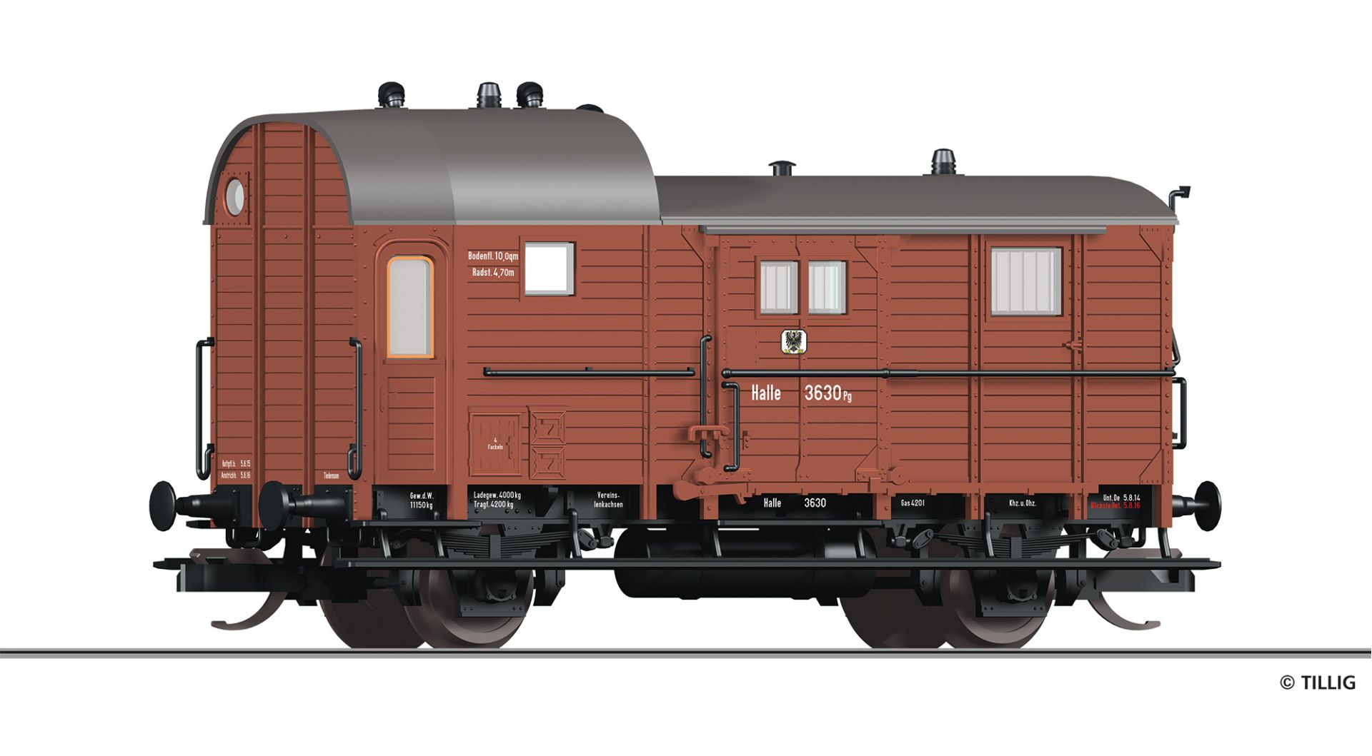 95902 | Güterzug-Packwagen Pg K.P.E.V.