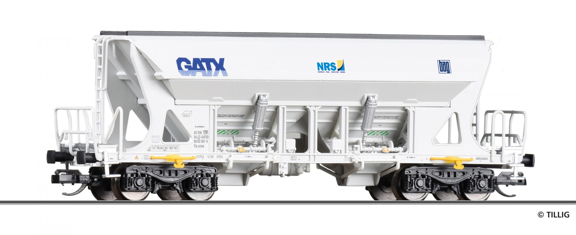 15337 | Hopper car Faccns GATX / NRS / Basalt AG
