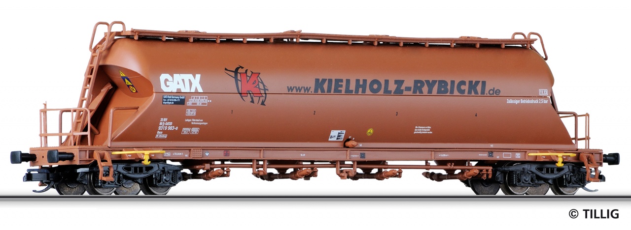 15490 | Staubbehälterwagen GATX -werksseitig ausverkauft-