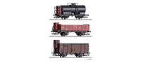 01031 | Freight car set UWHJ, PKP and CSD