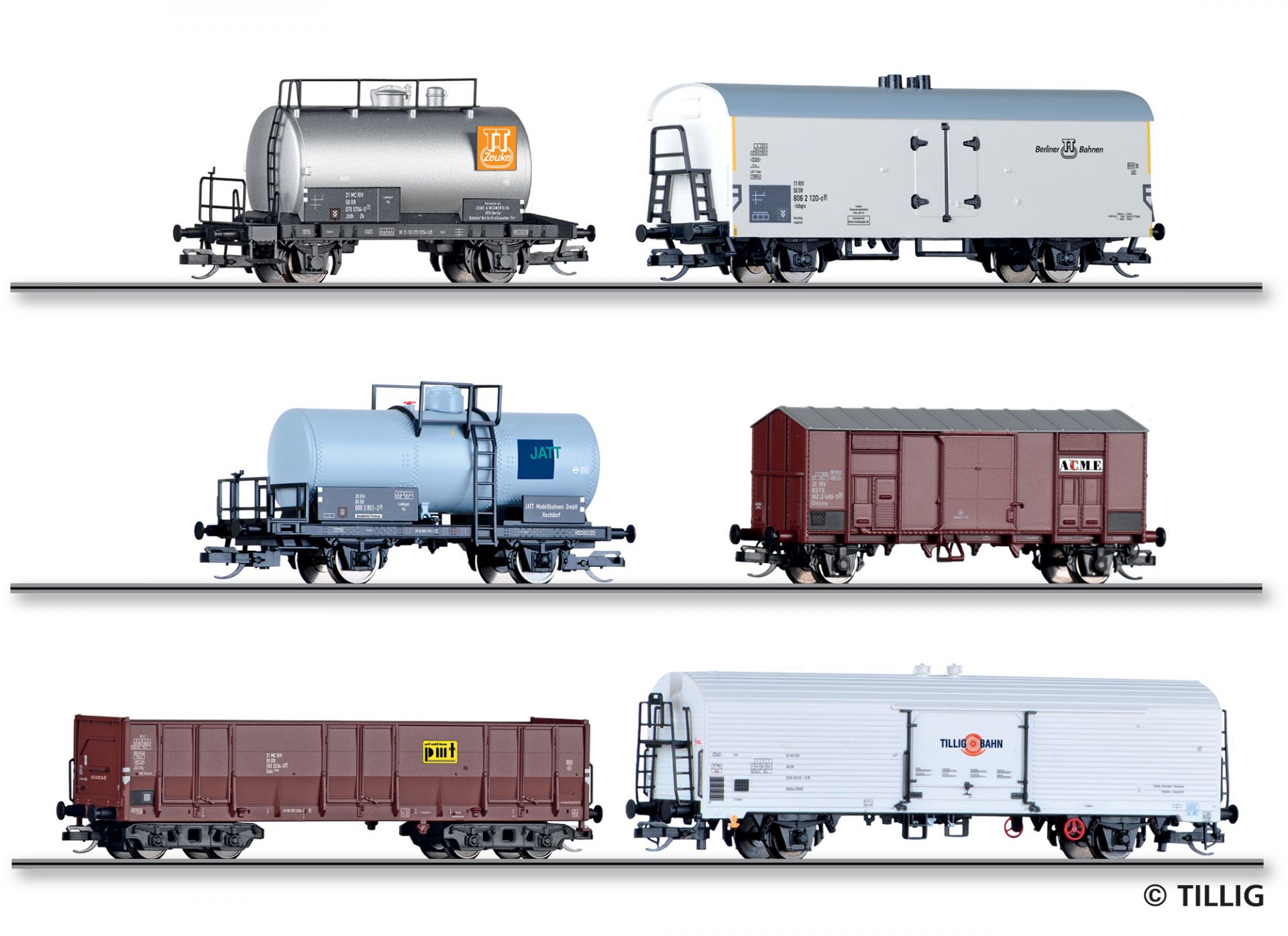 01137 | Freight car set “80 Jahre Nenngröße TT”