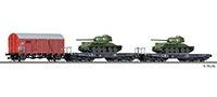 01628 | Freight car set „militäry transport”  CSD -sold out-