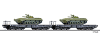 01629 | Güterwagenset Militärtransport PKP -werksseitig ausverkauft-