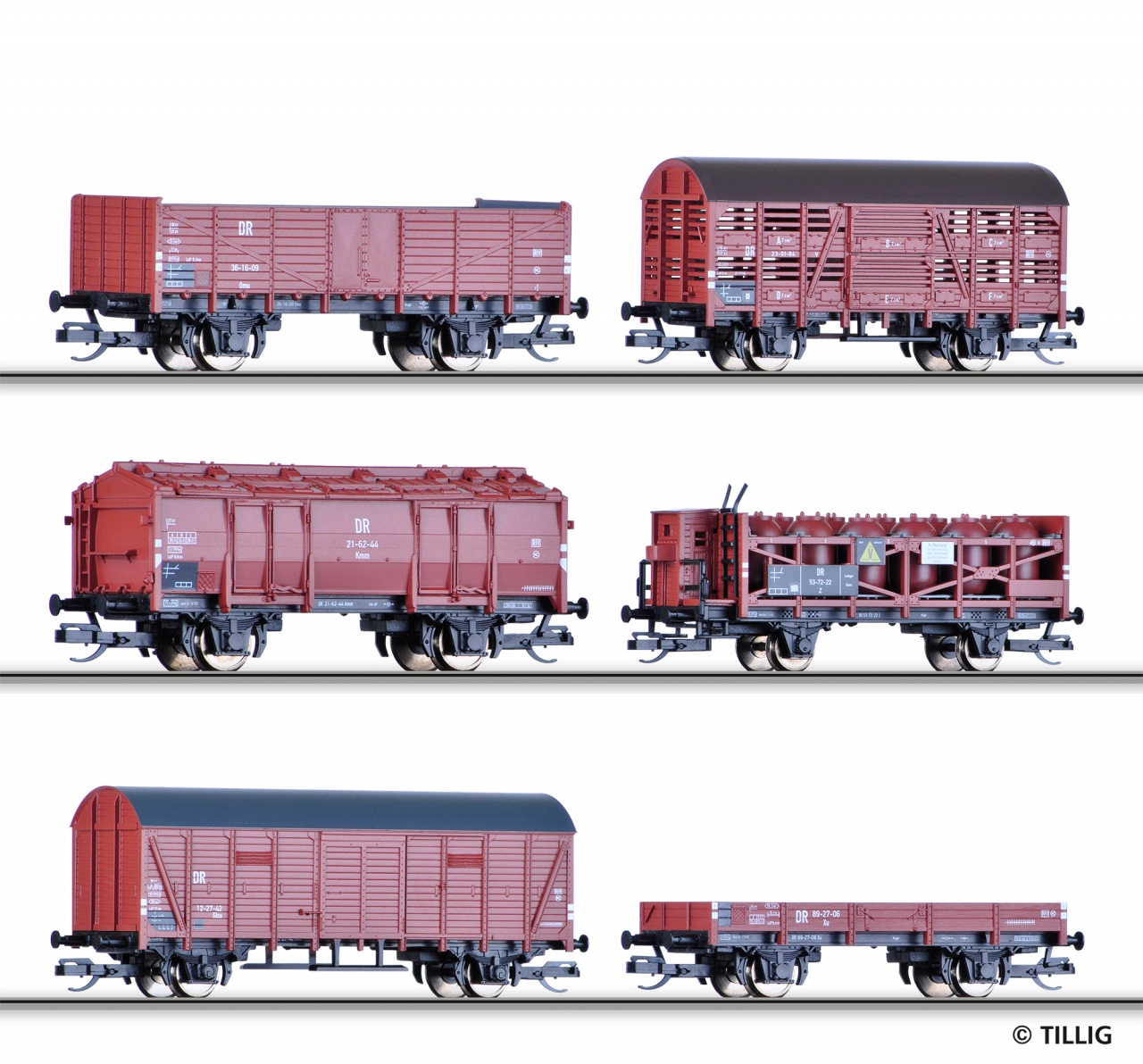 01642 | Güterwagenset DR -werksseitig ausverkauft-