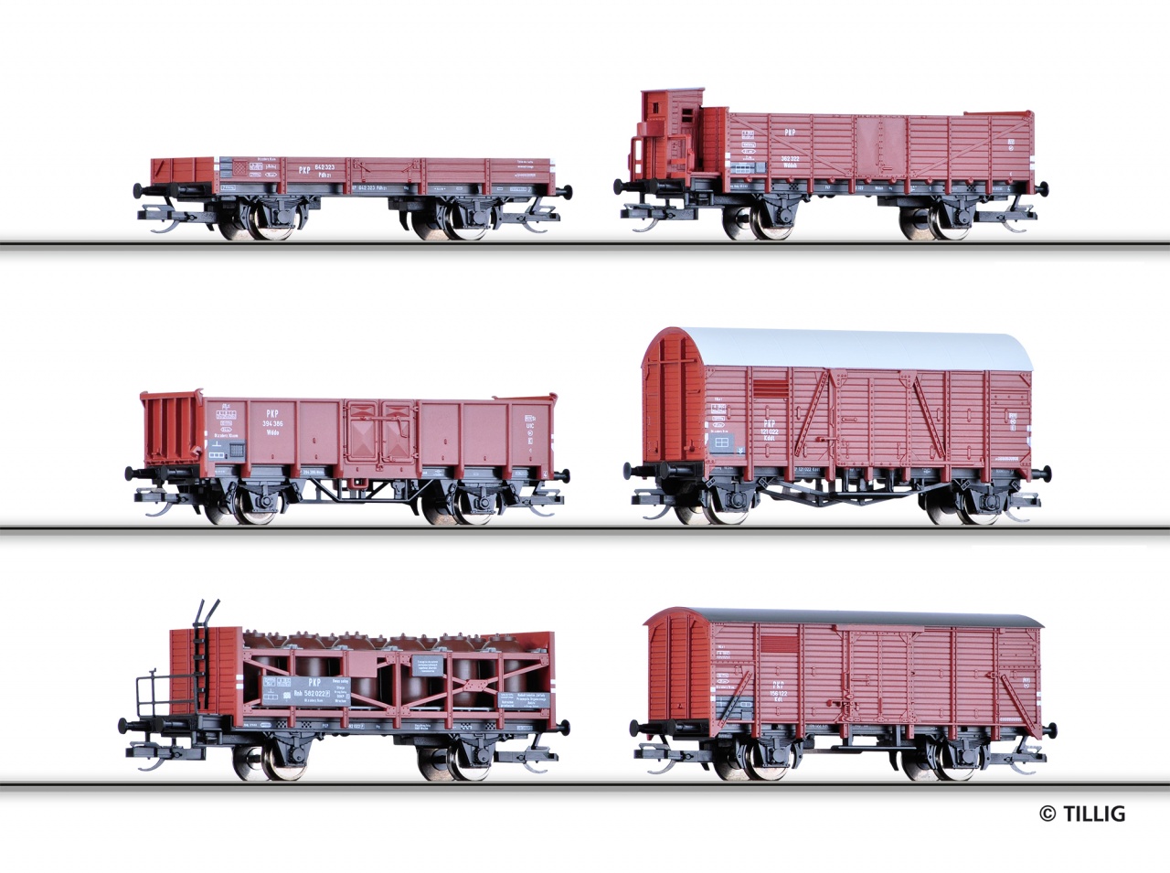 01646 | Güterwagenset PKP -werksseitig ausverkauft-