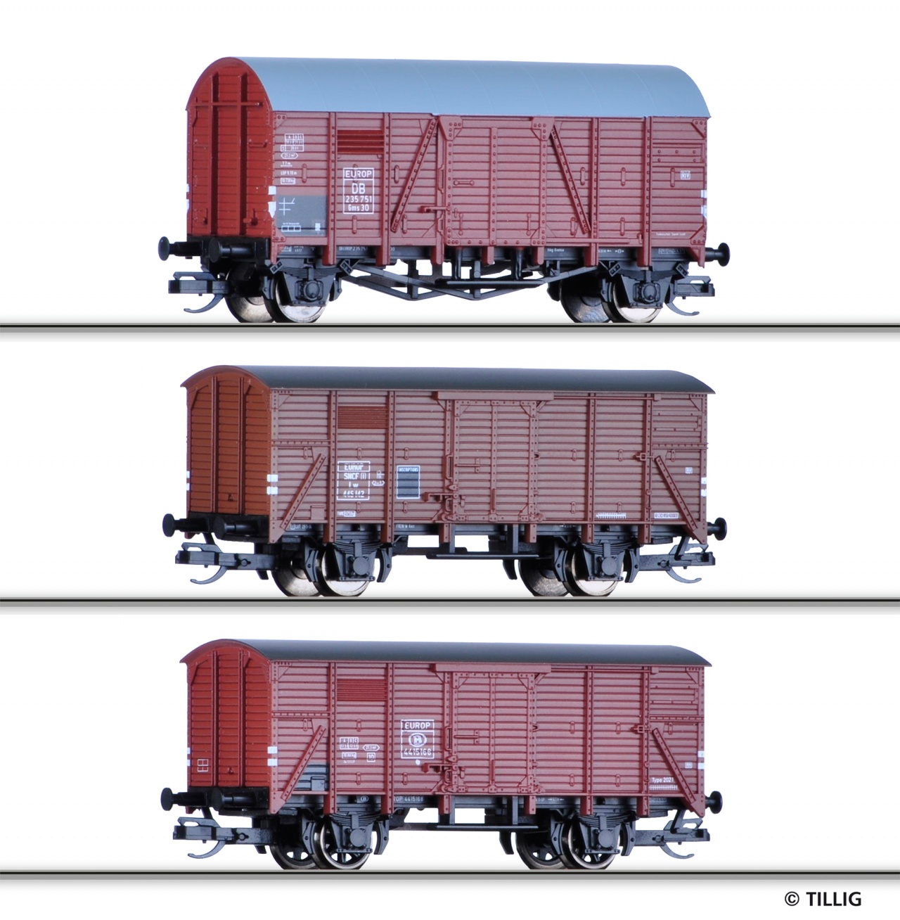 01652 | Güterwagenset EUROP -werksseitig ausverkauft-