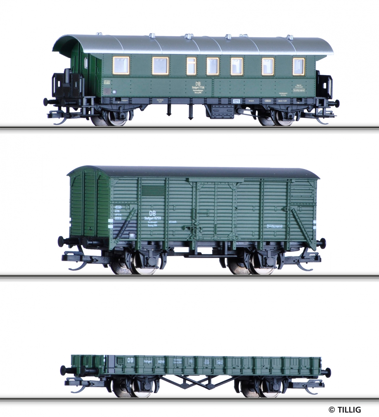 01664 | Güterwagenset DB -werksseitig ausverkauft-