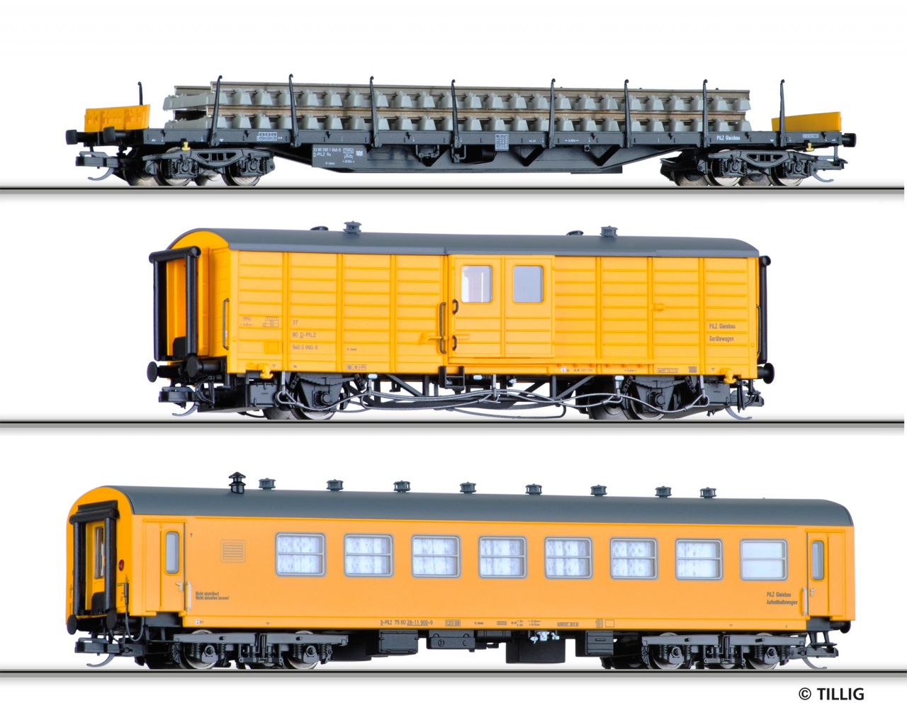 01729 | Güterwagenset Gleisbau -werksseitig ausverkauft-