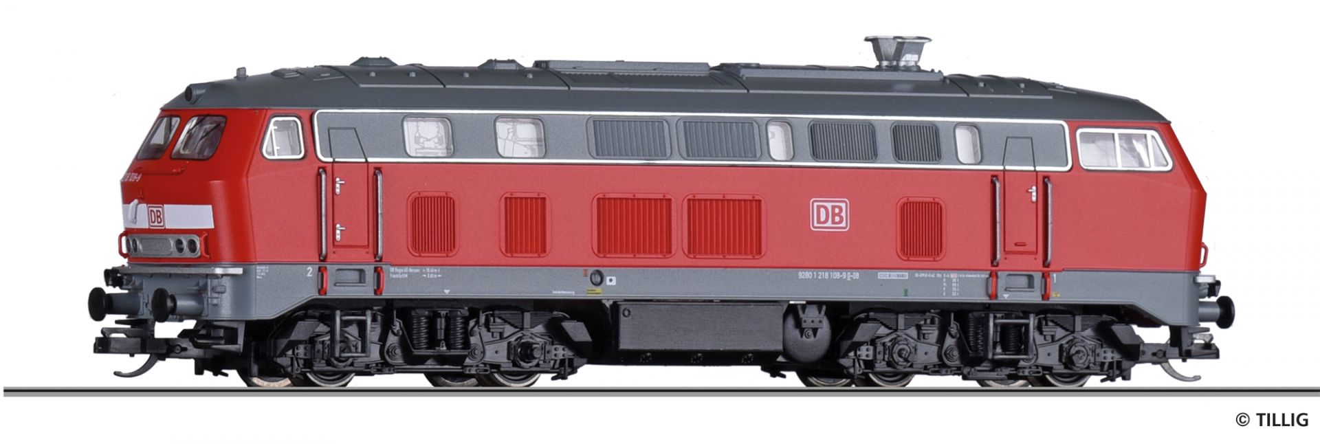 HS Tillig 501352 Diesellokomotive BR 218  der DB AG  aus Touristikzug Spur TT 