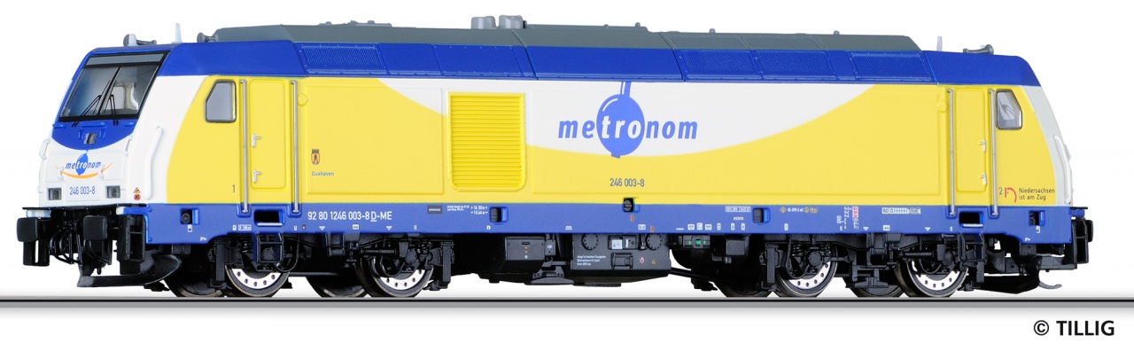 04933 | Diesellokomotive BR 246  metronom -werksseitig ausverkauft-