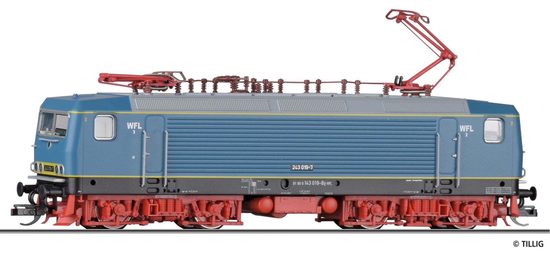 04352 | Elektrolokomotive 243 019-7 Wedler Franz Logistik GmbH & Co. KG