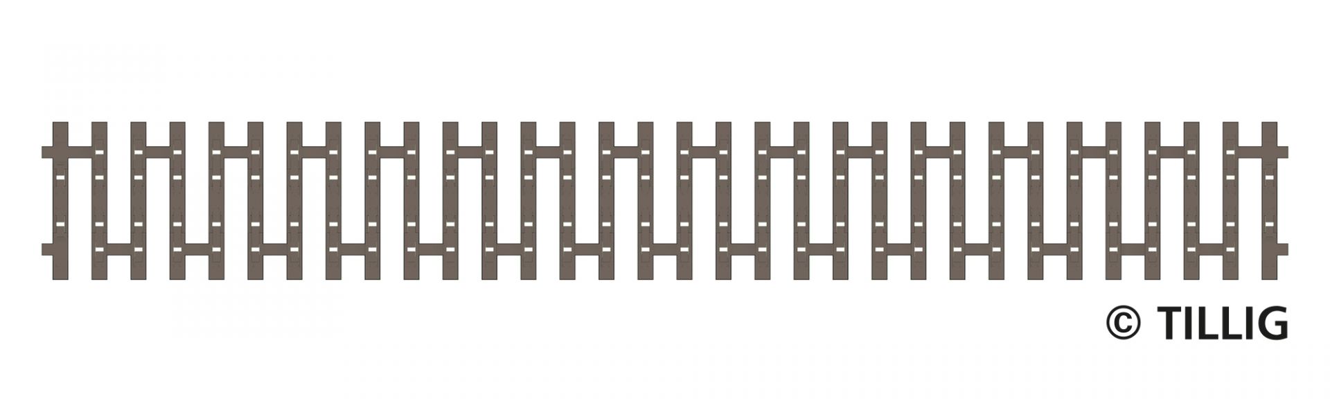 83190 | Flex-Schwellenband Zwangsgleis (beidseitig) 166mm