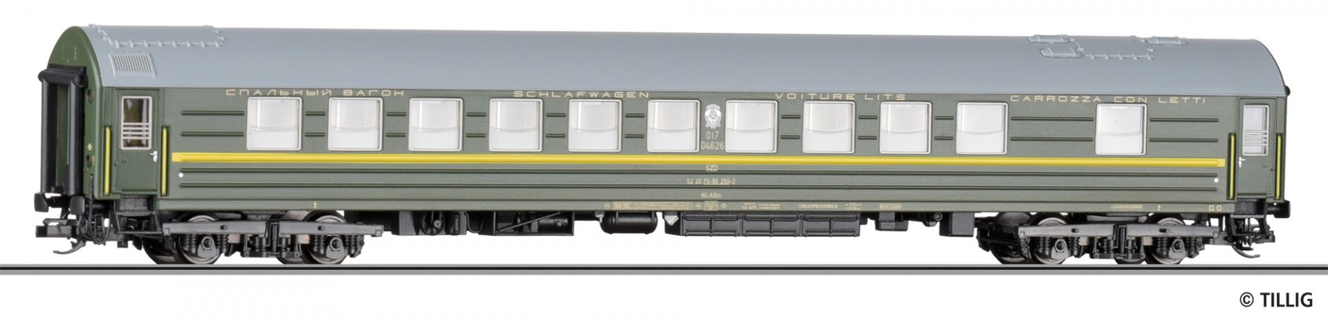 16711 | Weitstreckenschlafwagen SZD