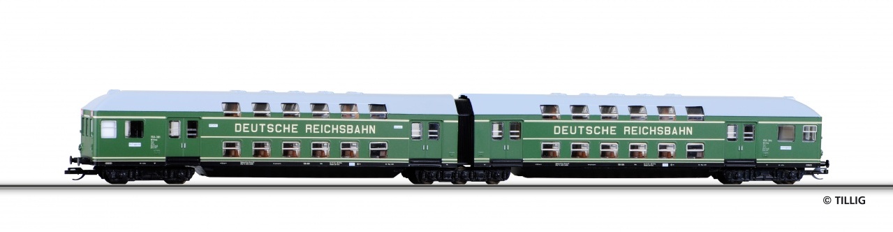 13730 | Doppelstockwagen-Einheit DR -werksseitig ausverkauft-
