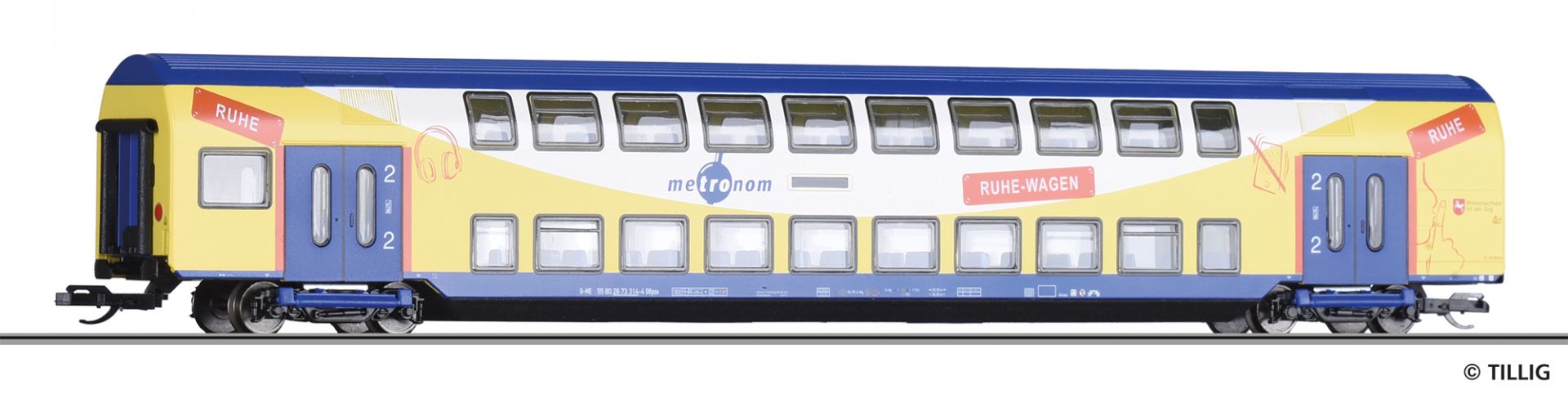 16808 | Doppelstockwagen metronom Eisenbahngesellschaft mbH