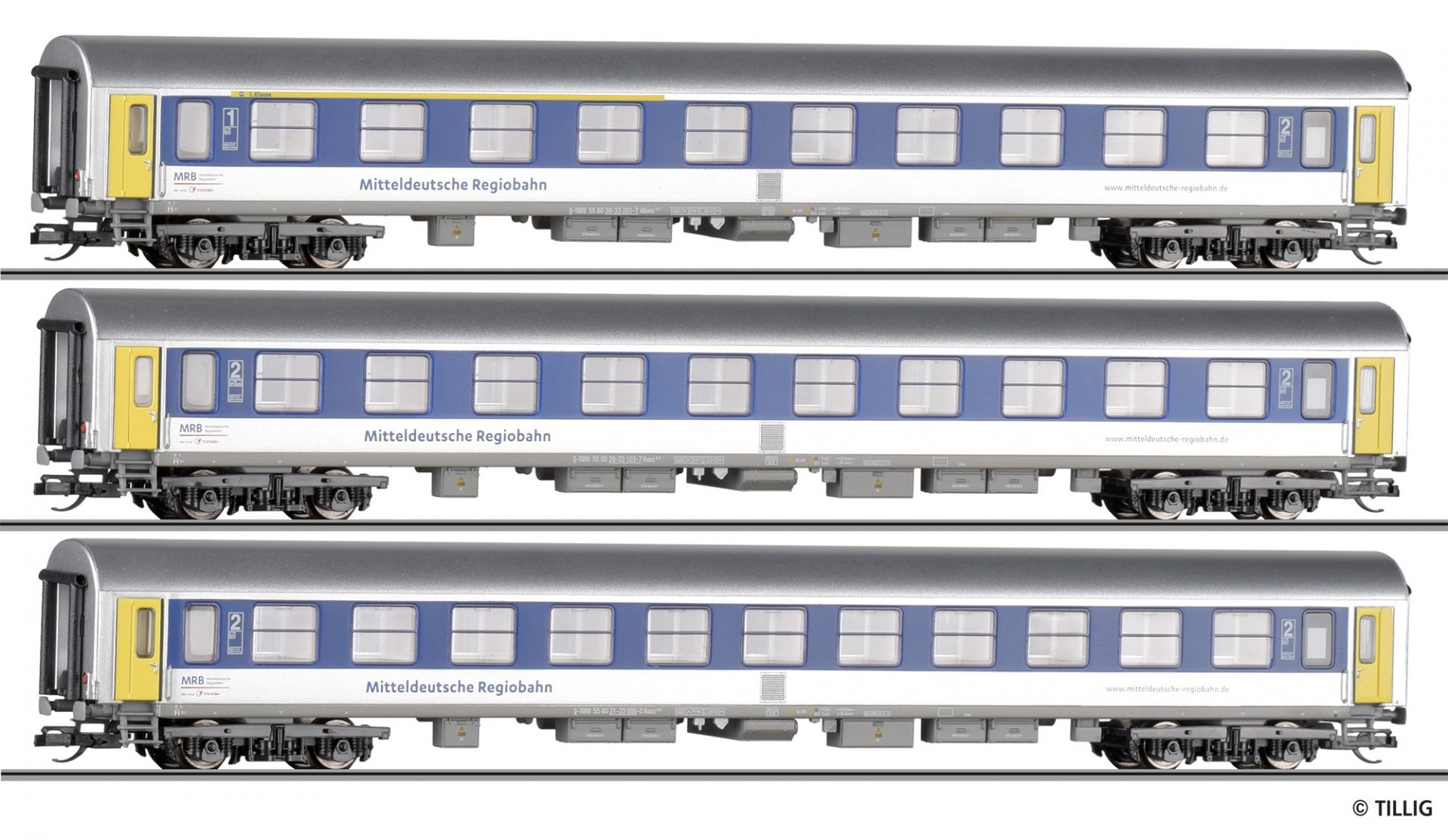 01097 | Reisezugwagenset Mitteldeutschen Regiobahn