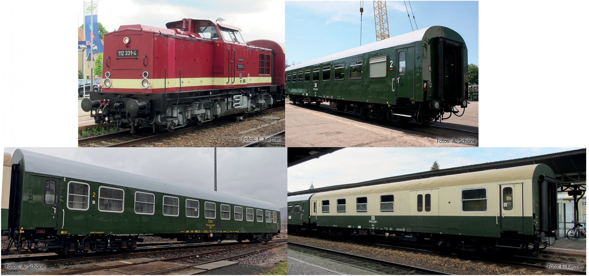 01121 | Reisezugwagenset „Museumszug der OSEF e.V.“