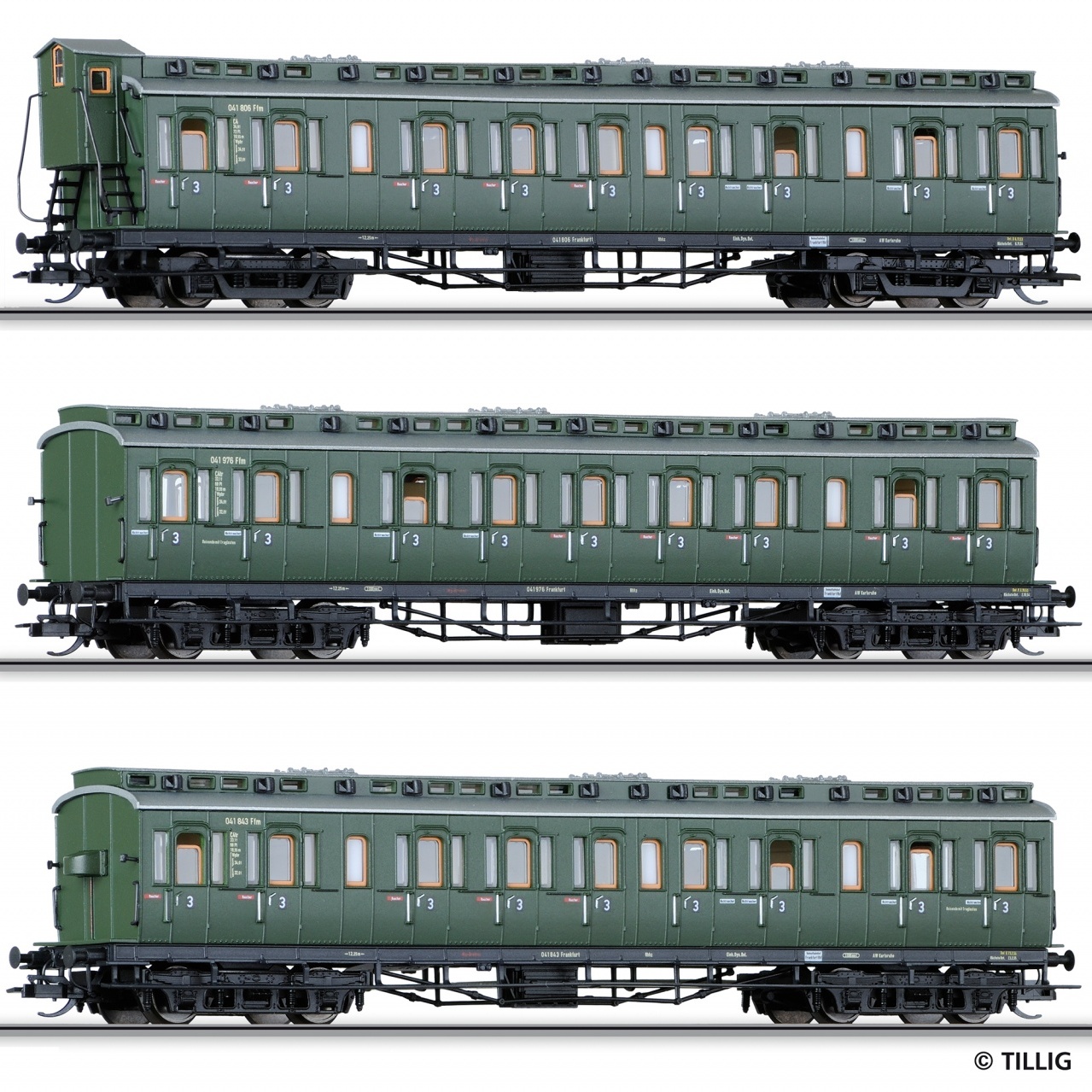 01616 | Reisezugwagenset DB -werksseitig ausverkauft-
