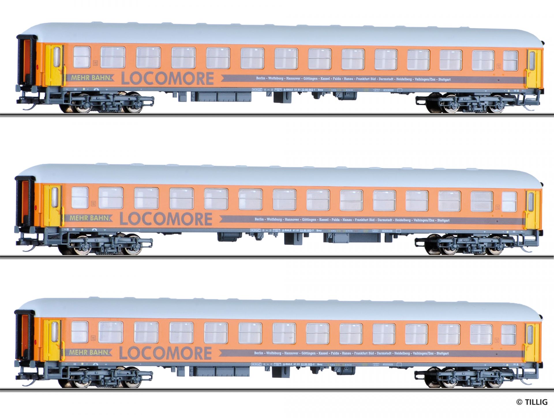 01779 | Reisezugwagenset LOCOMORE -werksseitig ausverkauft-