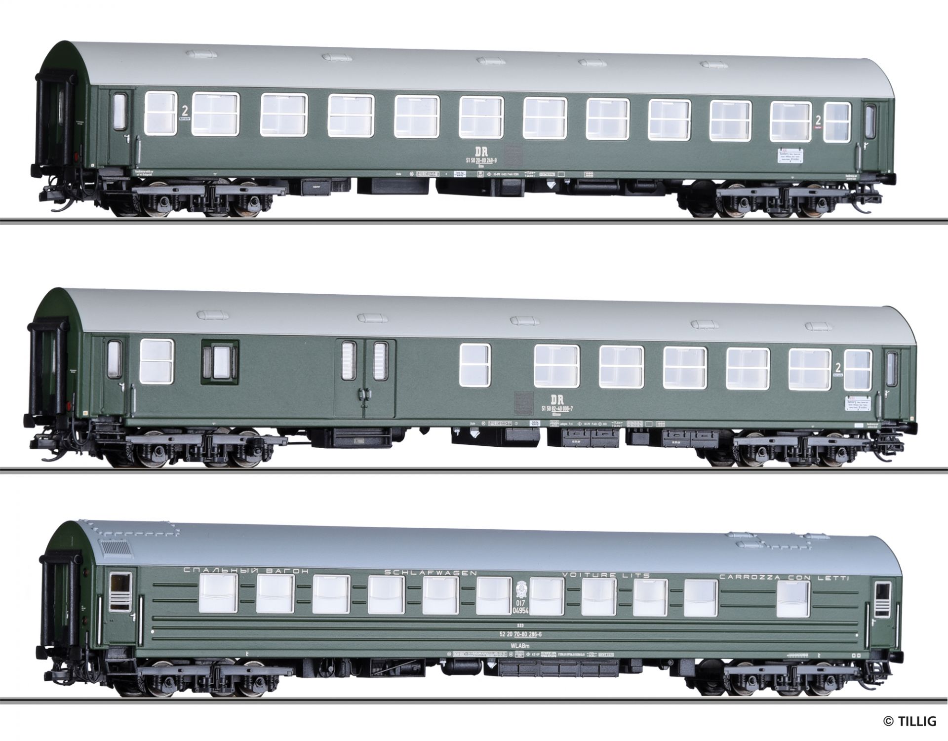 01806 | Reisezugwagenset DR/SZD -werksseitig ausverkauft-