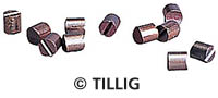 btl. Tillig 08820 ruota in metallo 8 mm, 50 pezzi TT 